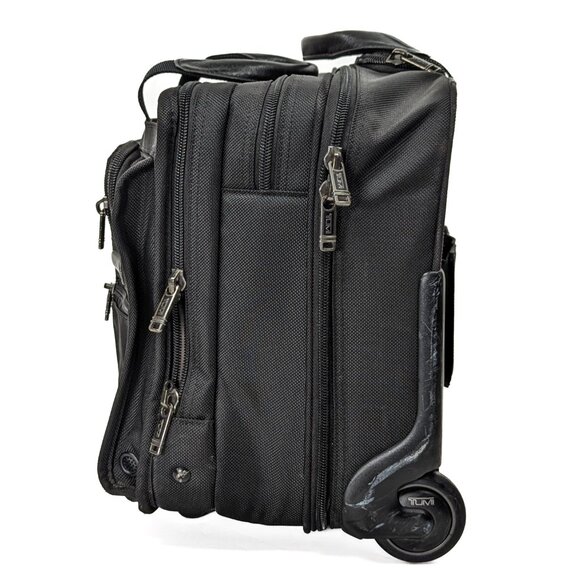 TUMI $900 Ballistic Alpha Deluxe Rolling Expandable Dual Laptop Luggage - Picture 5 of 16